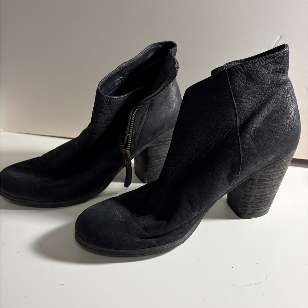 BP Black Heeled Ankle Boots